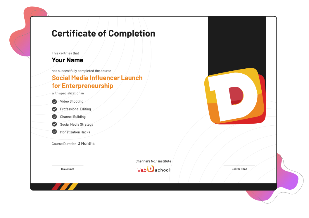 SMILE Course Certificate