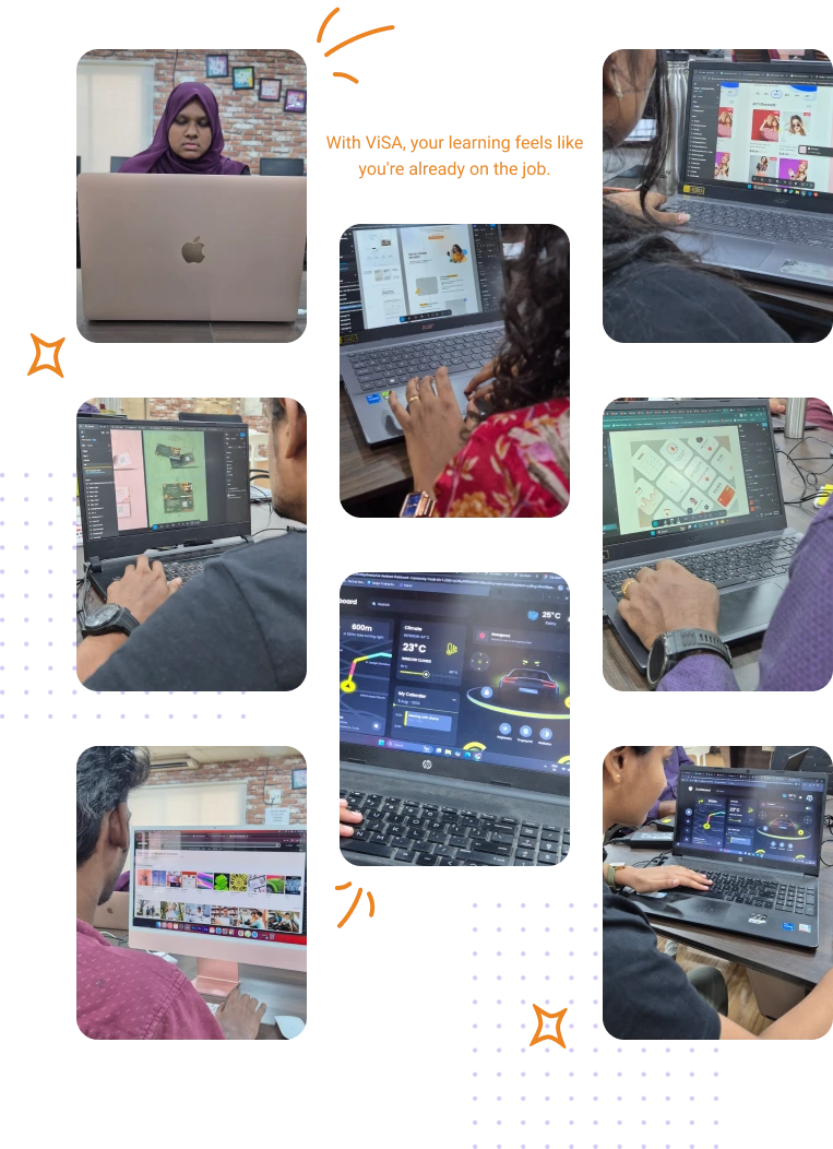 Web D School UX UI students works