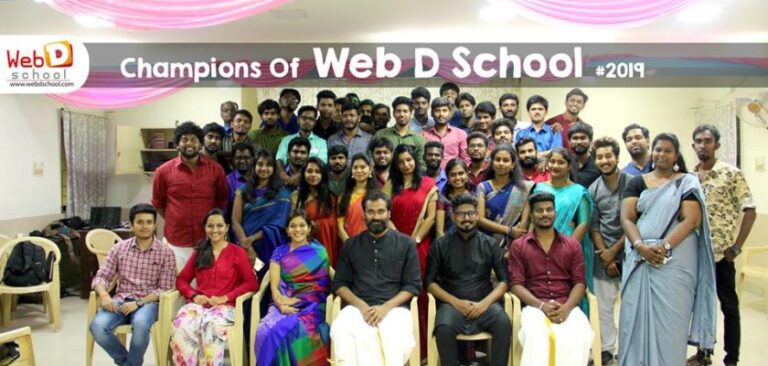 Why Web D School is the best institute in Chennai?
