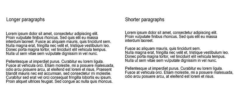 Answer long-tail queries with short paragraphs (around 40-50 words)