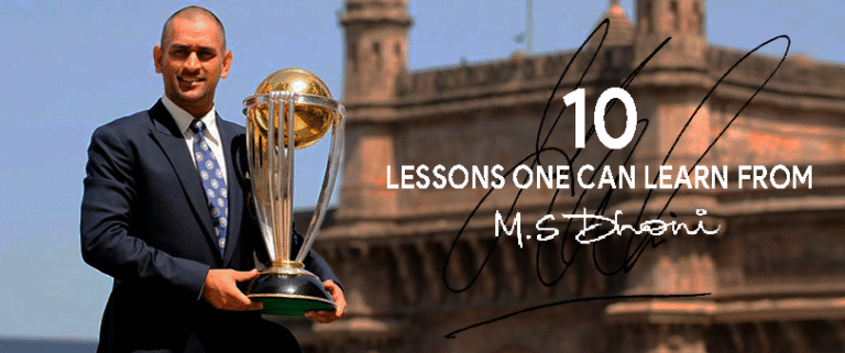 10 lessons one can learn from MS Dhoni
