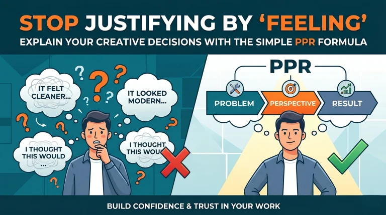 What Is PPR framework illustration explaining problem pattern recognition, strategic diagnosis, and identifying root causes in creative and branding work