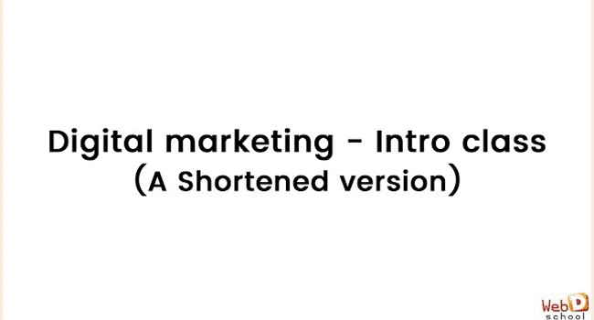 Full-Stack Digital Marketing Course Chennai | Branding & Design | Web D School